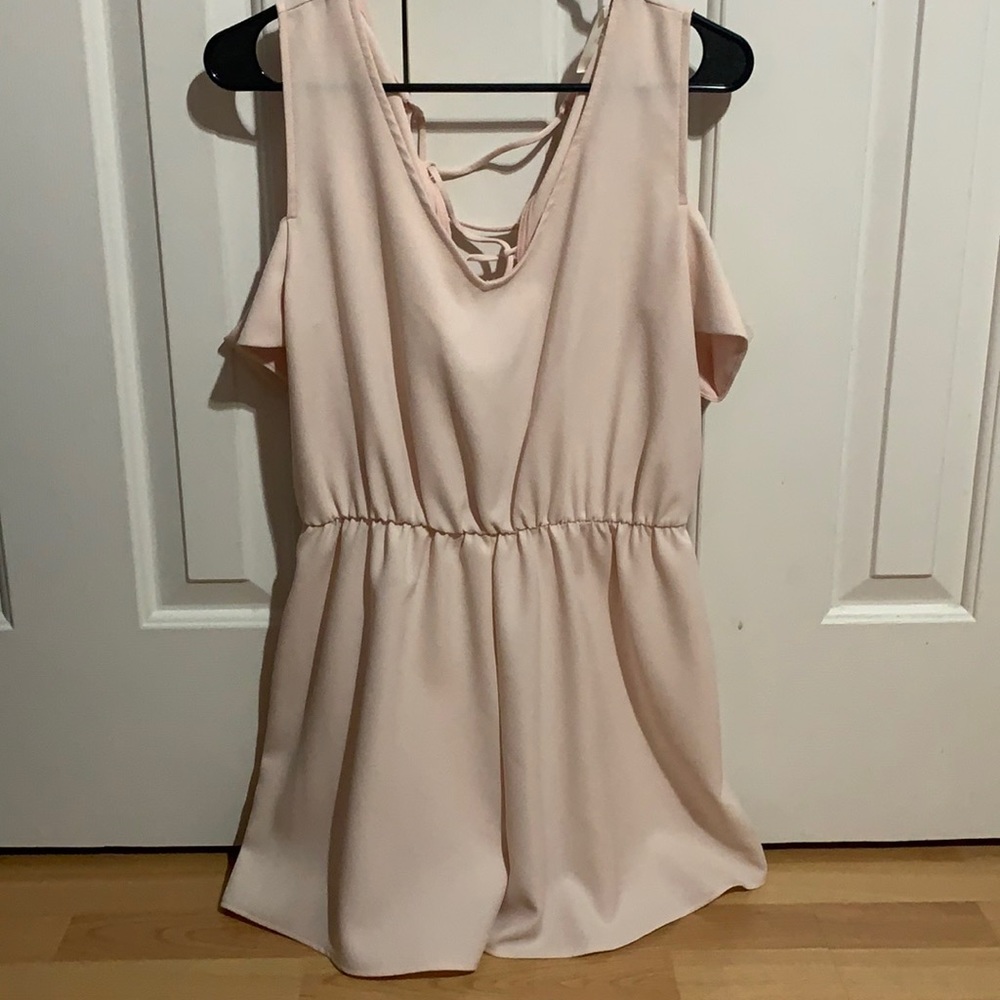 Everly Open Shoulder romper